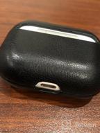 img 1 attached to Protect Your AirPods Pro With Handmade Genuine Leather Case By Lopie - Shockproof, Dust/Dirt Proof And Portable - Black review by Jose Haskin