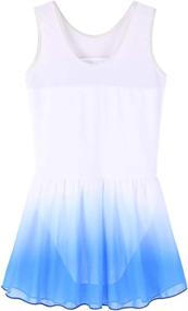 img 3 attached to BAOHULU Toddlers Dancing Cosplay Tutu Ballet Leotard For Girls 3-12 Years