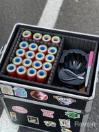 img 1 attached to Professional Makeup Train Case With Rolling Wheels And Folding Trays - 4 In 1 Organizer With Durable Aluminum Frame By OUDMAY review by Daniel Reeder