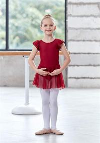 img 3 attached to 🛍️ Shop Now: MdnMd Flutter Sleeve Leotard for Active Toddler Girls' Clothing