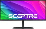 🖥️ sceptre ultrawide 29-inch displayport speakers e300w-fus - 2560x1080p, 75hz, blue light filter, built-in speakers logo