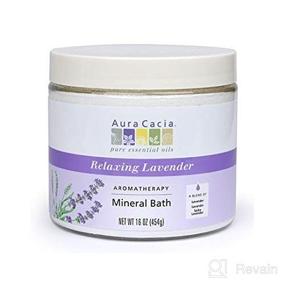 img 2 attached to 🛀 "Минеральная ванночка Aura Cacia с полем лаванды