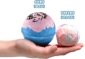 img 1 attached to Mermaid Night Bath Bombs: Extra Large Bath Balls With Necklace, 100% Natural Ingredients, Ideal Gift For Sensitive Skin Girls!