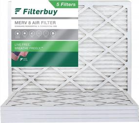 img 4 attached to Improve Air Quality With 10X14X1 MERV 8 Dust Defense Air Filter (5-Pack), Perfect Replacement For HVAC AC Furnace Filters