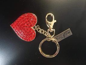 img 2 attached to Dangle Keychains Perfect Souvenir Gift Collection (Heart Of Love)