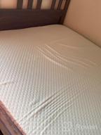 img 1 attached to Queen Size Memory Foam Mattress Topper - Cooling Ventilated Design With Gel Infused 3 Inch Ultra Plush Bamboo Cover review by Jared Surabhi