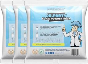 img 4 attached to Dr. Party Foam Powder Pack Of 3 - Up To 360 Gallons Of Fun For Foam Machines!