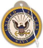 navy seal air freshener, new car scent, 6-pack logo