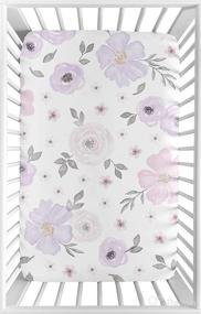 img 3 attached to Sweet Jojo Designs Watercolor Collection Kids' Home Store : Nursery Bedding