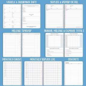 img 1 attached to Auto Maintenance And Expense Log Book - 100 Pages, 5" X 7", Wire-O Bound, Car Maintenance Tracker Record Book, Perfect For Tracking Car Expenses (LOG-100-57CW-PP(Auto-Maintenance)) By BookFactory