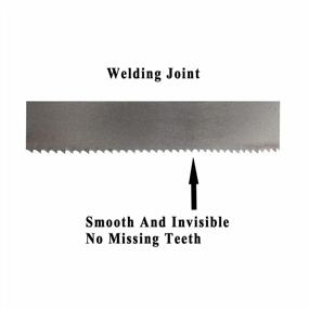 img 2 attached to Imachinist S62121418 62" Bi-Metal Band Saw Blades For Metal - 14/18TPI, 1/2" Wide, 0.025" Thick