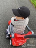 img 1 attached to 3-In-1 ChromeWheels Push Car For Toddlers W/ Guardrail, Handle & Horn, Music - Blue review by Christopher Williams