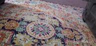 img 1 attached to Bohemian Area Rug In Multi-Colored Vintage Distressed Style - 9' X 12' From Rugshop review by George Ahmed