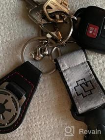 img 4 attached to Star Wars Imperial Emblem Keychain By QMx - Improve Your Key Game With This Iconic Design