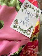 img 1 attached to Iris and Ivy Pink Floral Skater Dress - Bonnie Jean Girls 7-16: a Perfect Combination of Style and Elegance review by Logan Barela