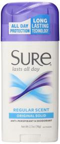 img 4 attached to Sure Regular Original Anti Perspirant Deodorant Personal Care for Deodorants & Antiperspirants