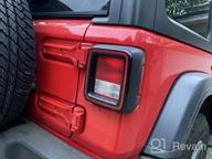 img 1 attached to Jeep Wrangler JL 2018-2021 LED Tail Lights With Reverse Light, Turn Signal Lamp, Running Lights & Side Marker Light - SUPAREE review by Robert Capers
