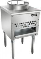 kitma 13" gas wok range - коммерческое ресторанное оборудование на природном газе мощностью 95 000 бте логотип