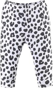 img 1 attached to Peanutshell Baby Girls Pants Set: Floral 👶 and Animal Prints, 5 Pack, Newborn to 24 Months