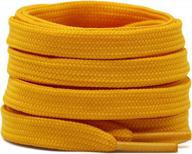 2 pairs of delele thick, hollow flat shoelaces for athletic shoes with solid strings logo