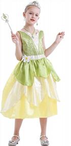 img 2 attached to Подготовьте свою маленькую девочку к королевскому празднику с роскошным ролевым платьем Jurebecia Frog