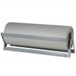 aviditi kpb2450 fiber bogus kraft paper roll, 1080' length x 24" width,gray logo