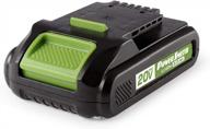 powersmith plb12020 20 в макс. 2,0 ач литий-ионный аккумулятор - сменный аккумулятор 20 в макс. литий-ионные инструменты логотип