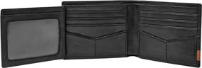 img 1 attached to Fossil Mens Bifold Wallet Brown - The Ultimate Men's Accessory for Wallets, Card Cases & Money Organizers