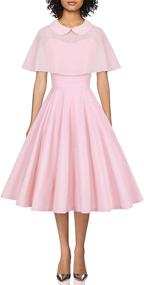 img 4 attached to 👗 GownTown Women's 1950S Two-Piece Cocktail Dresses: Vintage Elegance for Modern Women