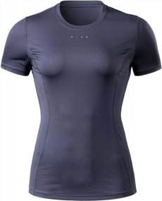 img 3 attached to Workout Tops For Women Gym Shirts For Women Moisture Wicking Breathable Quick Dry Suitable For Running,Workout,Yoga