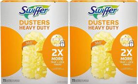 img 1 attached to 🧹 Swiffer 360 Dusters, Heavy Duty Refills, 11 Count - Set of 2 Packs