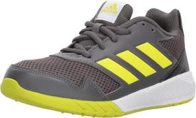 img 4 attached to 👟 Stylish and Supportive: Adidas AltaRun White Vivid Berry Girls' Athletic Shoes