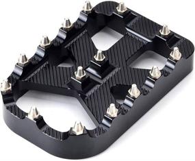 img 2 attached to 🏍️ Enhance Your Harley-Davidson with Goldfire MX Style Brake Pedal Pad Cover – Ideal Fit for H-D Softail Heritage Springer Fat Boy Deluxe FLSTN Road King FLHR Road Glide FLTR (Black)