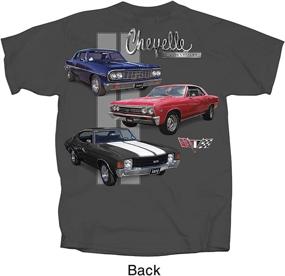 img 1 attached to 🚘 1964-1972 Chevrolet Chevelle SS Tee Shirt - Gray, 100% Cotton by Hot Rod Apparel