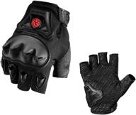 🧤 stay protected on your motorcycle with scoyco mc29d half finger motorcycle gloves – anti-slip, breathable, and adjustable logo