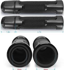 img 3 attached to Mocar Motorcycle Handlebar Grips Yamaha Motorcycle & Powersports