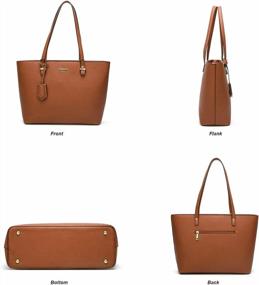img 3 attached to 4Pcs Women'S Fashion Handbag Set - Wallet, Tote Bag, Shoulder Bag & Top Handle Satchel Purse