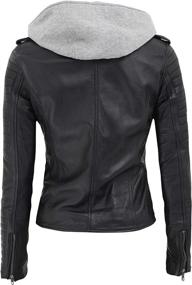 img 3 attached to Stylish Bagheria Women's Leather Jacket: Decrum 1303505 at Coats, Jackets & Vests