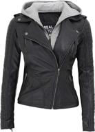 stylish bagheria women's leather jacket: decrum 1303505 at coats, jackets & vests logo