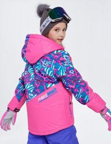 img 1 attached to Водонепроницаемая ветрозащитная лыжная куртка для сноуборда для девочек PHIBEE | Спортивная одежда для зимних приключений