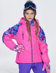 img 2 attached to Водонепроницаемая ветрозащитная лыжная куртка для сноуборда для девочек PHIBEE | Спортивная одежда для зимних приключений