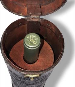 img 1 attached to Allgala Antique Finish Деревянная коробка для винных бутылок
