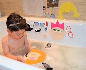 img 2 attached to 🛁 Buddy & Barney Silly Faces Bath Stickers