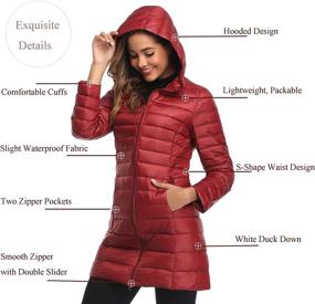 img 2 attached to 🧥 Obosoyo Packable Lightweight XXL Women's Outerwear: Coats, Jackets & Vests