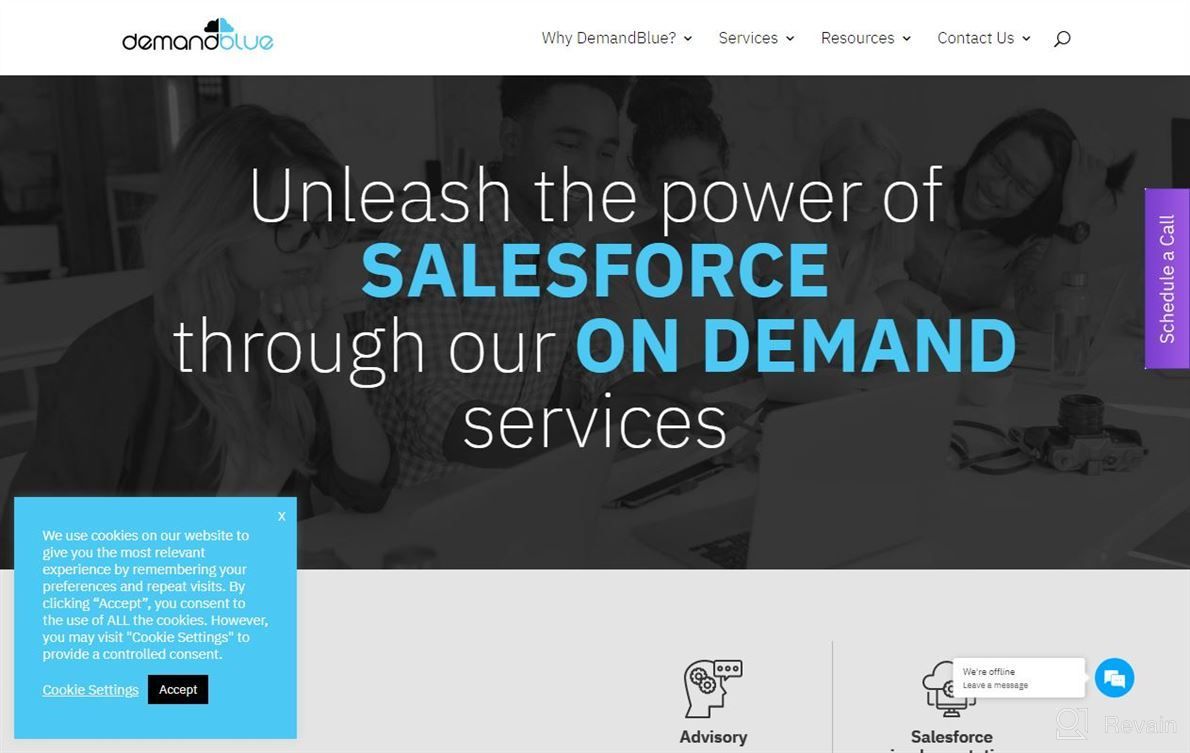 img 1 attached to DemandBlue - On Demand Services for Salesforce review by Andrew Schobinger