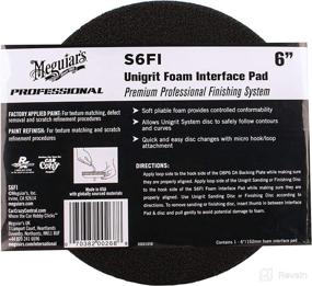 img 4 attached to 🧽 Meguiar’s S6FI Unigrit 6 Inch Foam Interface Pad, 1 Pack