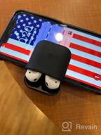 img 1 attached to BLANDSTRS Airpods Wireless Charging Case Replacement - Compatible With AirPods 1 & 2, NO EARPODS (Black) review by John Frazier
