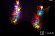 img 1 attached to 2022 Upgraded Outdoor Solar Tree Lights - Waterproof IP67, Auto On/Off Pathway Stakes Pine Xmas Decor 2 Pack review by Frank Tyrance