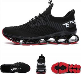 img 3 attached to Chopben Men'S Blade Running Shoes: Non-Slip, Breathable & Stylish Athletic Sneakers For Casual Walking
