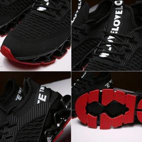 img 1 attached to Chopben Men'S Blade Running Shoes: Non-Slip, Breathable & Stylish Athletic Sneakers For Casual Walking